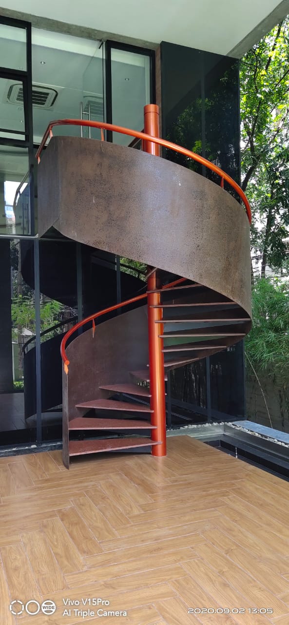 Spiral Stair and Railing